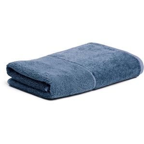 Handtuch MÖVE MÖVE Bamboo Luxe Handtuch Handtücher Gr. B/L: 50 cm x 100 cm (1 St.), blau (steel blue) Handtücher