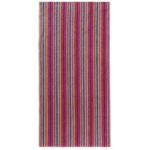 Handtuch, pink gestreift, 50 cm x 100 cm