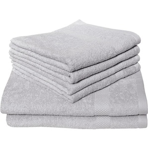 Handtuch Set DYCKHOFF Planet Handtuch-Sets Gr. 6 tlg., silberfarben (silber) Handtuch-Sets