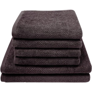 Handtuchsets in Schwarz Preisvergleich | Moebel 24 | Handtuch-Sets