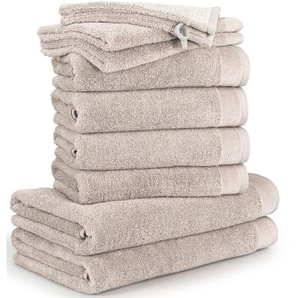 Handtuch Set MÖVE POOLSIDE Handtücher (Packung) Gr. (10 St.), weiß (cashmere) Handtuch-Sets