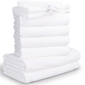 Handtuch Set MÖVE POOLSIDE Handtücher (Packung) Gr. (10 St.), weiß (snow) Handtuch-Sets