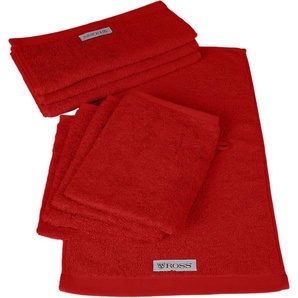 Handtuch Set ROSS Sinfonie Handtuch-Sets Gr. 8 tlg., rot (kirsche) Handtuch-Sets