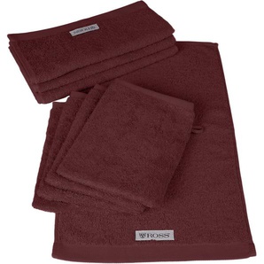 Handtuch Set ROSS Sinfonie Handtuch-Sets Gr. 8 tlg., rot (granat) Handtuch-Sets