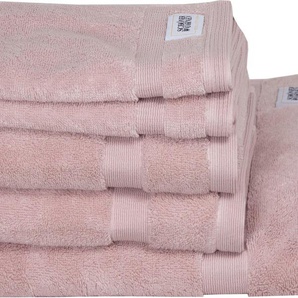 Handtuch Set SCHÖNER WOHNEN-KOLLEKTION Cuddly Handtücher (Packung) Gr. (5 St.), rosa Handtuch-Sets schnell trocknende Airtouch-Qualität