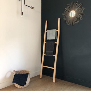 Handtuchhalter-Leiter aus Teakholz 150 cm