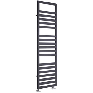 Handtuchheizkörper 650W 1600x500mm Ponza Seiten- & Mittelanschluss Anthrazit, von Hudson Reed