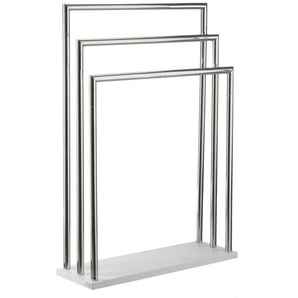 Xxxl Handtuchständer, Weiß, Chrom, Metall, eckig, 58x84x20 cm, Made in Germany, Badaccessoires, Duschzubehör, Handtuchhalter