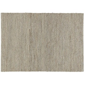 Handweb-Teppich - beige - Jute,Wolle - 90 cm | Möbel Kraft