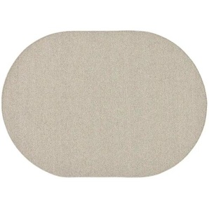 Handweb-Teppich - beige - Wolle,Baumwolle - 140 cm | Möbel Kraft
