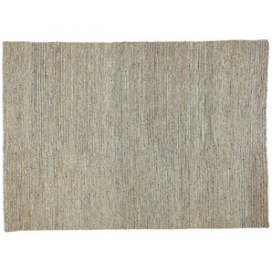 Handweb-Teppich  Kima ¦ grau ¦ Jute,Wolle ¦ Maße (cm): B: 90