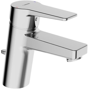 Hansa Waschtisch-Einhand-Einlochbatterie HANSATWIST DN 15, Vollhebel Ablaufgarnitur verchromt 09092283