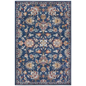 Hanse Home Flachwebeteppich Luxor, Mehrfarbig, Blau, Kunststoff, orientalisch, rechteckig, 80x120 cm, Oeko-Tex® Standard 100, für Fußbodenheizung geeignet, in verschiedenen Größen erhältlich, pflegeleicht, strapazierfähig, Teppiche & Böden, Teppiche,