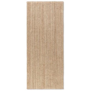 Hanse Home Juteteppich Bouclé, Gold, Textil, Uni, rechteckig, 80x200 cm, Oeko-Tex® Standard 100, für Fußbodenheizung geeignet, beidseitig verwendbar, in verschiedenen Größen erhältlich, pflegeleicht, strapazierfähig, leicht zusammenrollbar, Teppiche &
