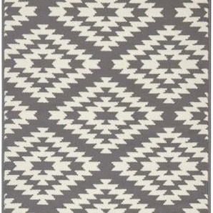 HANSE Home Läufer Nordic, rechteckig, Höhe: 9 mm, Kurzflor, Raute, Teppich, Weich, Esszimmer, Kinderzimmer, Flur, Modern