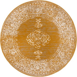 HANSE Home Teppich Meridional, rund, Höhe: 9 mm, Orientalisch, Orient, Kurzflor, Wohnzimmer, Schlafzimmer, Vintage