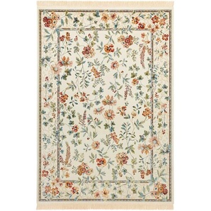 Hanse Home Vintage-Teppich Naveh, Creme, Ecru, Textil, orientalisch, rechteckig, 95x140 cm, Oeko-Tex® Standard 100, für Fußbodenheizung geeignet, in verschiedenen Größen erhältlich, stuhlrollengeeignet, pflegeleicht, strapazierfähig, leicht