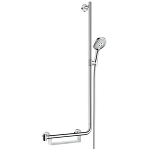 Hansgrohe Brausenset Raindance Select S 120 Ecosmart UComfort 1100mm R weiß/chrom, 26327400
