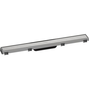 Hansgrohe - RainDrain Match - Duschrinne 700 mit Edelstahlrost, mit höhenverstellbarem Rahmen, Edelstahl gebürstet 56037800