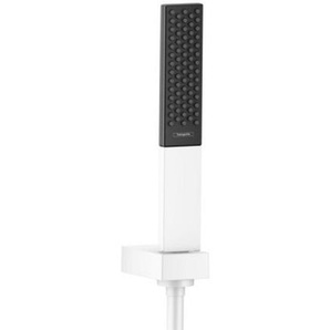 Hansgrohe Rainfinity Brausehalterset 100 mattweiß 1jet mit Brauseschlauch 125 cm, 26857700