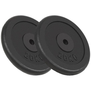 Hantelscheiben 2 Stk. 2x20 kg Gusseisen