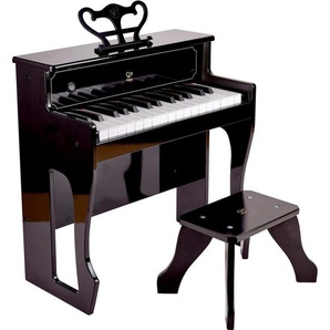 Hape Spielzeug-Musikinstrument Klangvolles E-Piano, inklusive Hocker