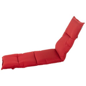 Hartman Auflage für Sonnenliege im Dessin Havana rot, 100% Polyacryl