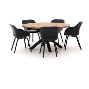 Hartman Le Soleil Element/Stephanie ø150 cm Gartenmöbel-Set 6-teilig