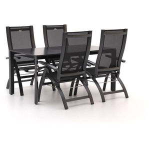 Hartman Primo/Sestino 160 cm Gartenmöbel-Set 5-Teilig verstelbaar