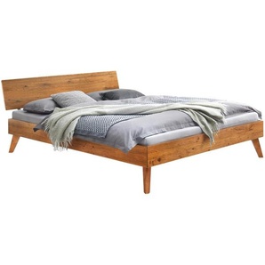 Hasena Bett, Wildeiche, Holz, Wildeiche, massiv, 160x200 cm, Über- und Sondergrößen erhältlich, in verschiedenen Holzarten Größen erhältlich, Schlafzimmer, Betten, Doppelbetten