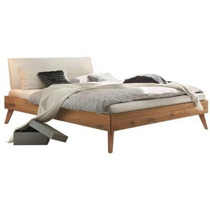 Hasena Bett, Wildeiche, Holz, Wildeiche, massiv, 200x200 cm, Über- und Sondergrößen erhältlich, in verschiedenen Holzarten Größen erhältlich,