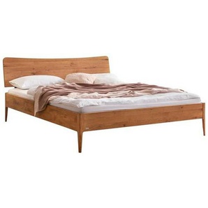 Hasena Bett, Wildeiche, Holz, Wildeiche, massiv, Höhe ca. 22 cm, 140x200 cm, in verschiedenen Holzarten erhältlich, Größen erhältlich, Schlafzimmer,