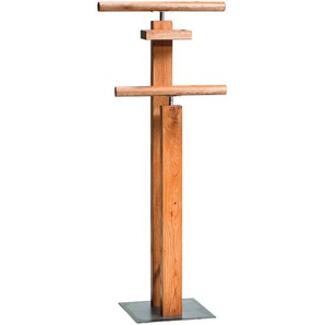 Hasena Herrendiener, Eiche, Holz, Metall, Wildeiche, massiv, 45x107x28 cm, standfeste Füße, Schlafzimmer, Herrendiener