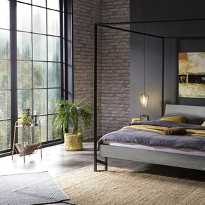 Hasena Himmelbett Ciluna, Farbe: Beton Nachbildung, Metallfarbe: Anthracit, verschiedene Größen