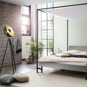 Hasena Himmelbett Veluna, Farbe: Beton Nachbildung, Metallfarbe: Anthracit, verschiedene Größen