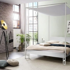 Hasena Himmelbett Veluna, Farbe: Weiss, Metallfarbe: White, verschiedene Größen