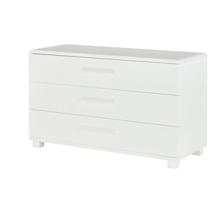 HASENA Kommode Sigma - weiß - Materialmix - 120 cm - 71 cm - cm 49,0 | Möbel Kraft
