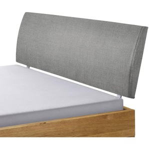 Hasena Kopfteil gepolstert Lecco, Bezugsfarbe: Pepe grey, verschiedene Größen