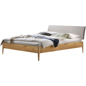 Hasena Lounge Fanano Bettgestell Massivholz Kopfteil gepolstert