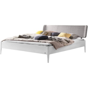 Hasena Lounge Pienza Bettgestell Massivholz Kopfteil gepolstert