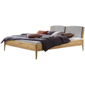 Hasena Lounge Pistoia Bettgestell Massivholz Kopfteil gepolstert