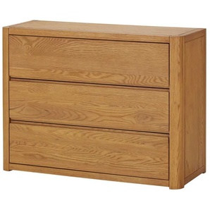 HASENA Massivholz-Kommode - holzfarben - Materialmix - 103 cm - 75 cm - cm 40,0 | Möbel Kraft