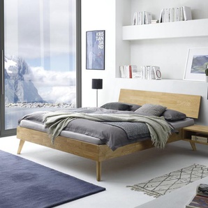 Hasena Massivholzbett Ancona, Farbe: -Eiche bianco, geölt, verschiedene Größen