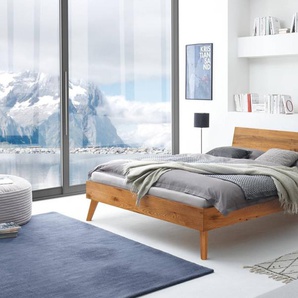 Hasena Massivholzbett Ancona, Farbe: Wildeiche natur, geölt, verschiedene Größen