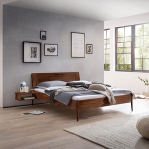 Hasena Massivholzbett Busseto, Farbe: Nussbaum, geölt, verschiedene Größen