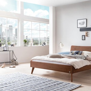 Hasena Massivholzbett Caluso, Farbe: Nussbaum, geölt, verschiedene Größen