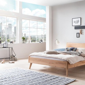 Hasena Massivholzbett Caluso, Farbe: Wildbuche natur, geölt, verschiedene Größen