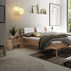 Hasena Massivholzbett Ortona, Farbe: Kernbuche natur, geölt, verschiedene Größen