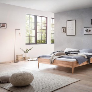 Hasena Massivholzbett Pieve, Farbe: Wildbuche natur, geölt, verschiedene Größen