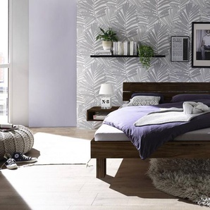 Hasena Massivholzbett Prato, Farbe: Nussbaum, geölt, verschiedene Größen